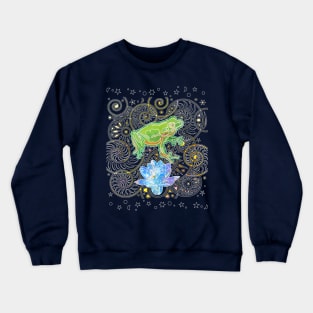 Green Tree Frog Crewneck Sweatshirt